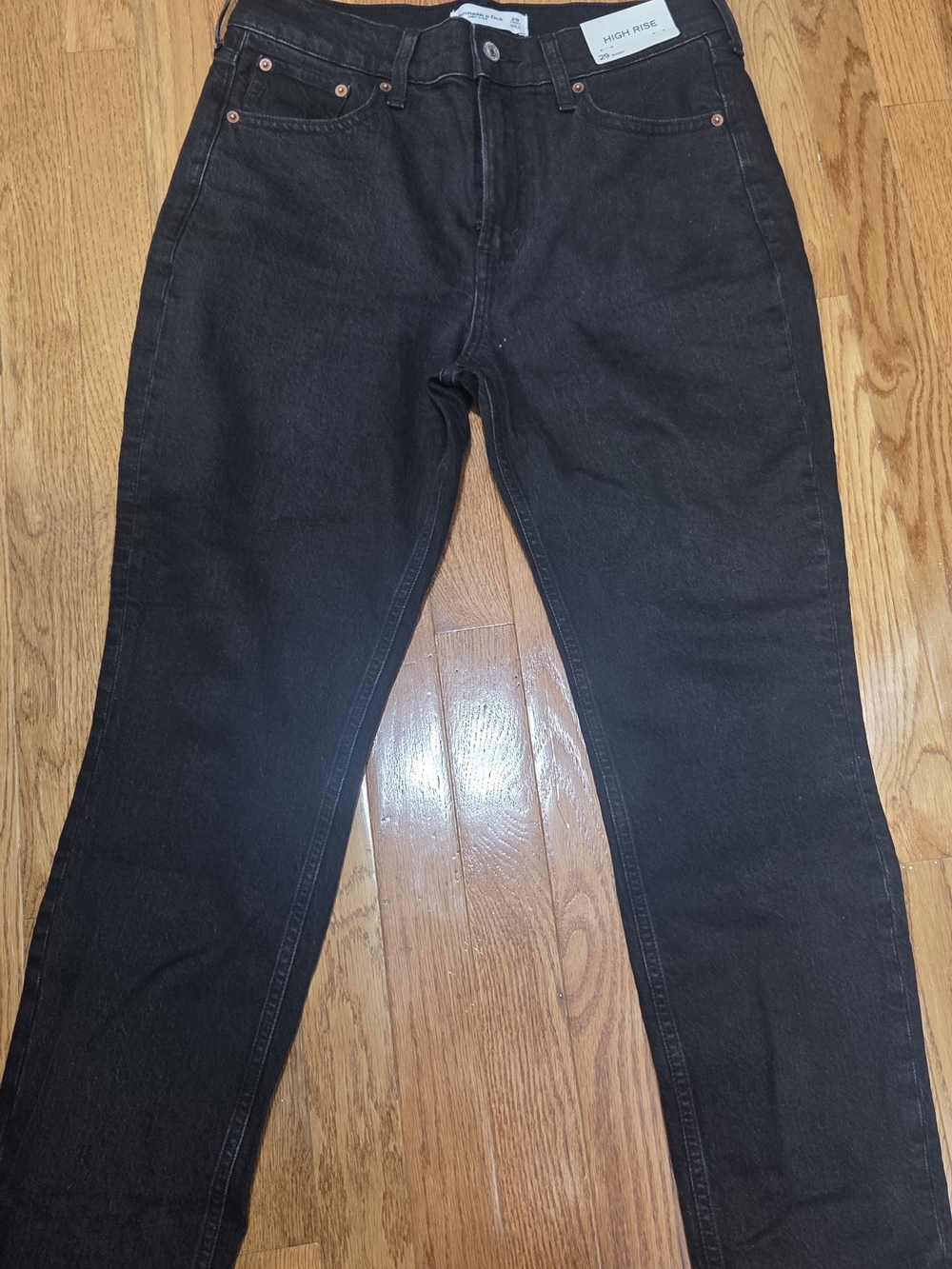 Abercrombie & Fitch Black Straight Jeans